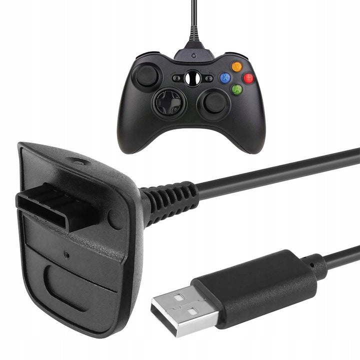 Cablu de incarcare, Zola®, pentru controller XBOX 360, 5V, negru