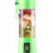 Blender portabil, UBX, USB, 2000 mAh, otel inoxidabil, 380 ml, 25W, 22.5x8 cm, verde