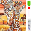 Mama si puiul de girafa