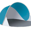 Cort de plaja albastru Zola®, fereastra, husa depozitare, 145x100x70cm