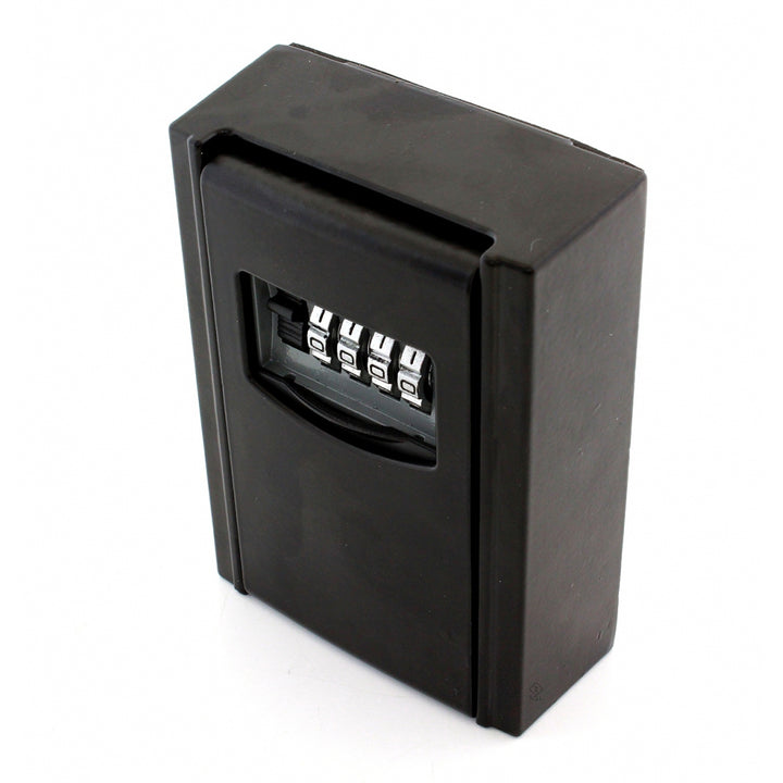 Cutie pentru depozitarea cheilor, Zola®, din otel, cu cod de siguranta, neagra, 12x8.7x4 cm