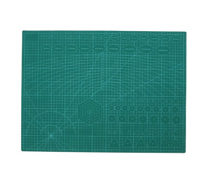 Plansa autovindecabila pentru taiat, Zola®, A2, fata-verso, scara clar vizibila, 60 x 45 cm, verde