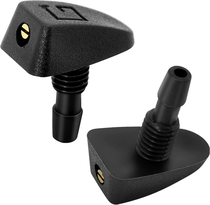 Set 2 duze de spalare parbriz, Zola®, model universal, plastic, 3.5x2.7 cm, negru