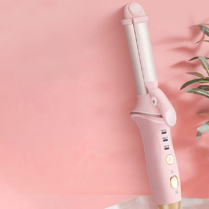 Ondulator de par,  Zola®, Curls, 2 funtii, 3 nivele de incalzire, incarcare usb, blocare, 21.5 cm, roz