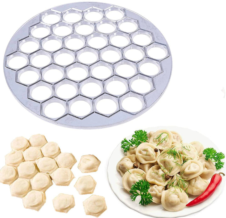Forma pentru 37 ravioli sau galuste umplute, Zola®, din aliaj de aluminiu,  dimensiune forma 3 cm