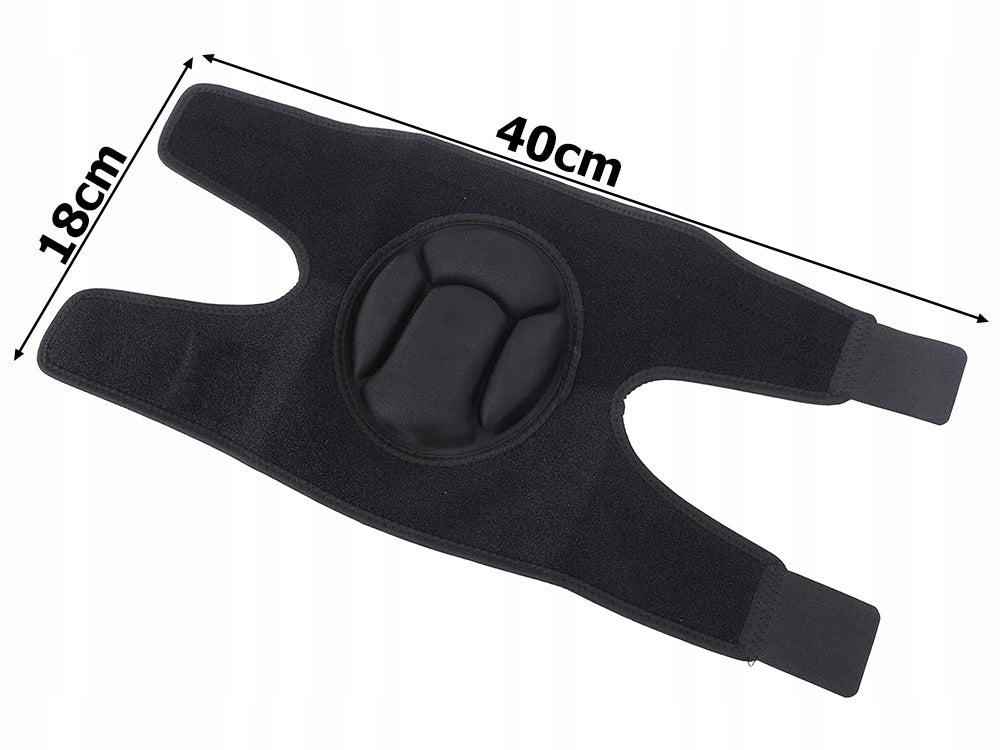 Genunchiere pentru gradinarit, Zola, confortabile, din spuma, ajustare 34-24 cm, 40x18 cm, negre