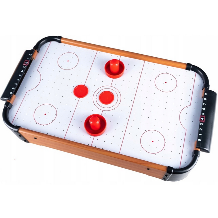 Masa de air hockey, Zola, 56 x 31 x 10 cm, contor pentru scor, 2 pucuri, 2 bare protectie