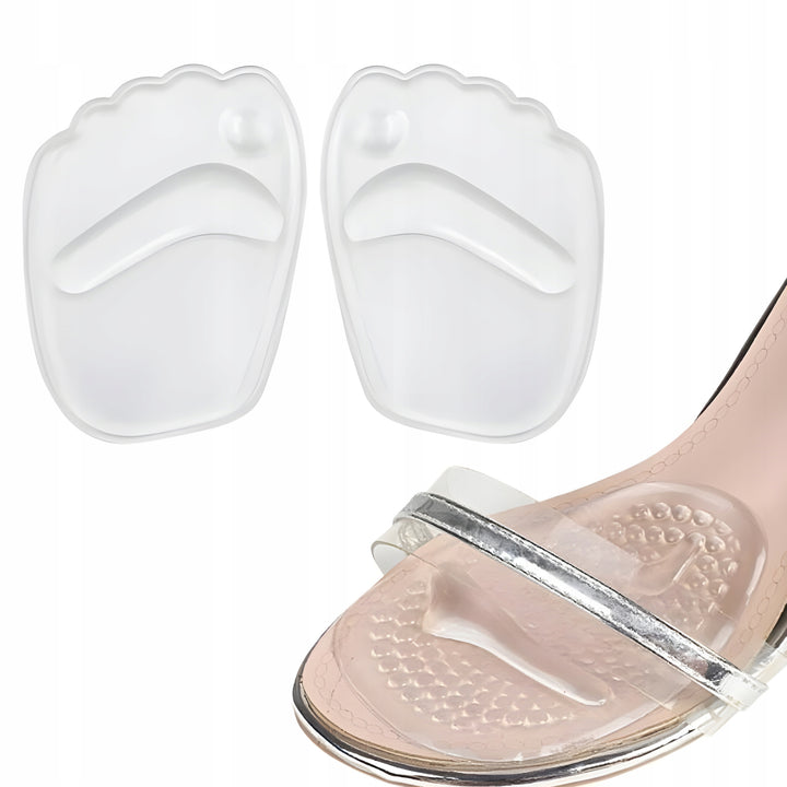 Set 2 branturi pentru pantofi cu toc impotriva bataturilor, Zola®, silicon, 8.5x6.5 cm, tranparente