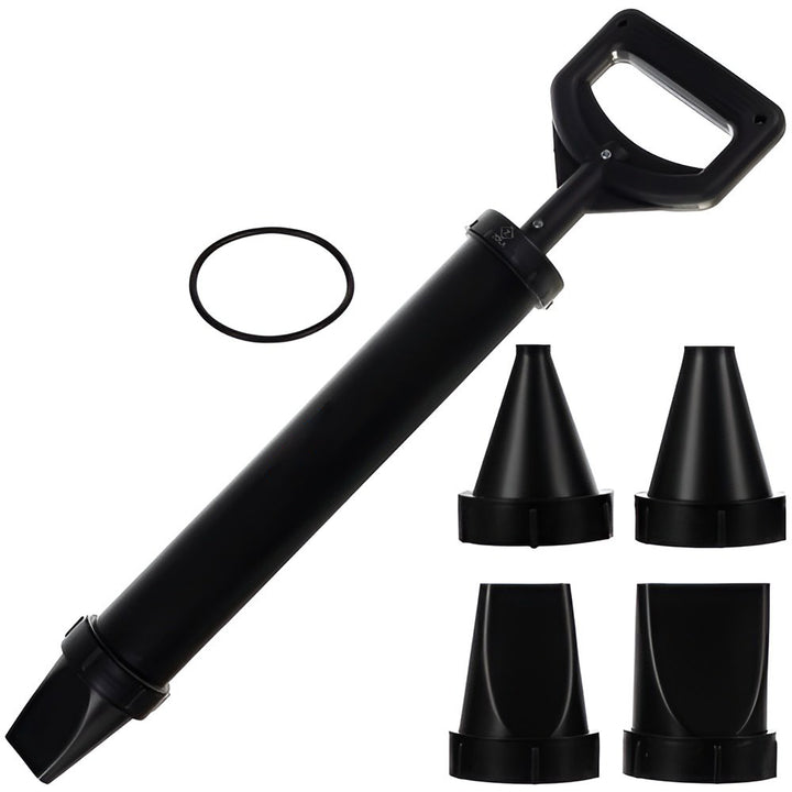 Pompa manuala pentru chituit rosturile, Zola®, ciment, mortar, adeziz, 4 capete cu dimensiune diferita, 60 cm