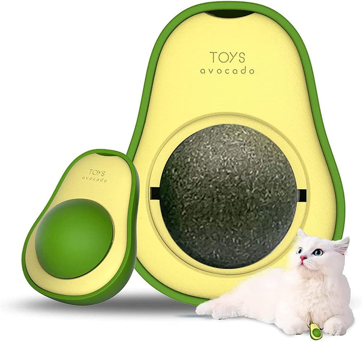 Jucarie iarba pisicii, Zola, forma de avocado, bila rotativa, catnip
