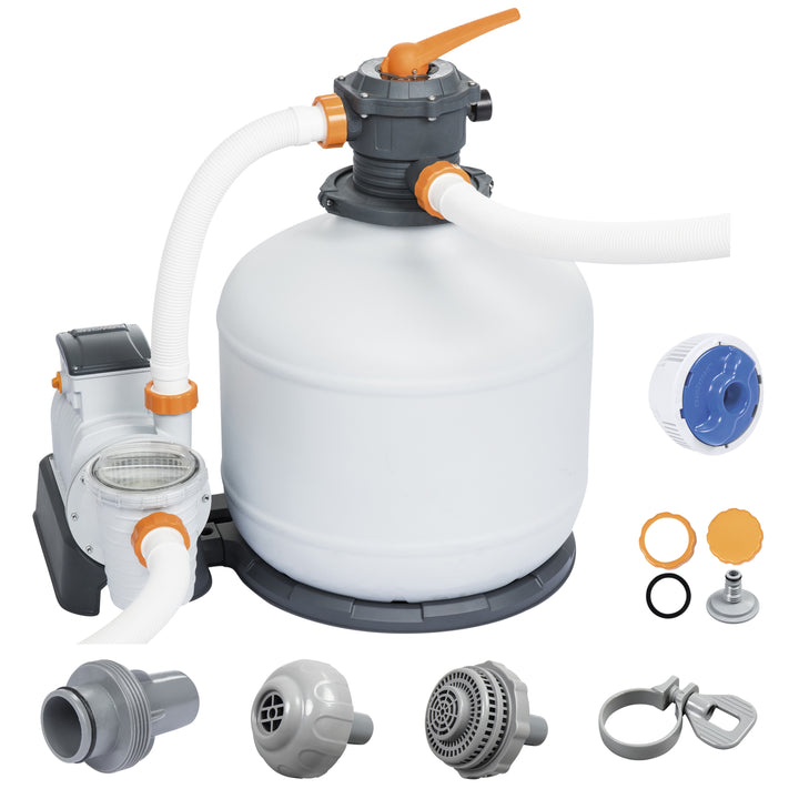 Pompa curatare piscina cu nisip, Bestway, FLOWCLEAR, 11355L / h,  3000 gal