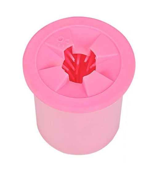 Dispozitiv din silicon de curatarea labuletor, Zola®, pentru animale, 8x7.5 cm, marimea S, diametru 5.5 cm, roz