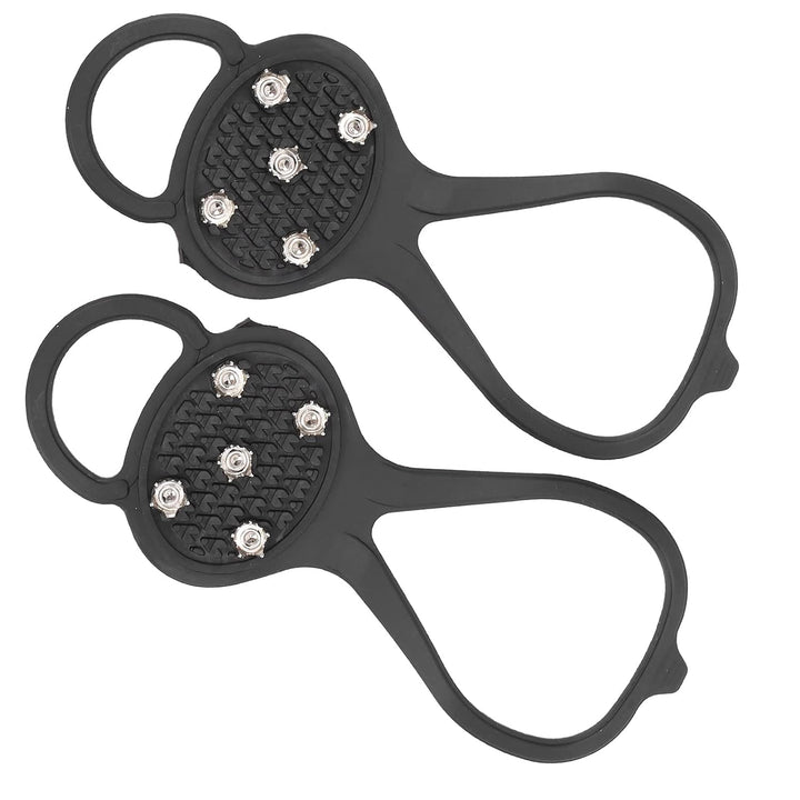 Crampoane anti-alunecare pentru incaltaminte, Zola®, marime 36-42, silicon si otel, grosime 0.5 cm, negre