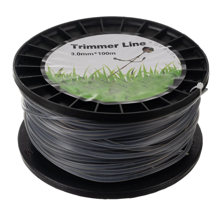Fir monofilament pentru motocoasa, Zola®, 3mm x 100mm, flexibil, negru - transparent