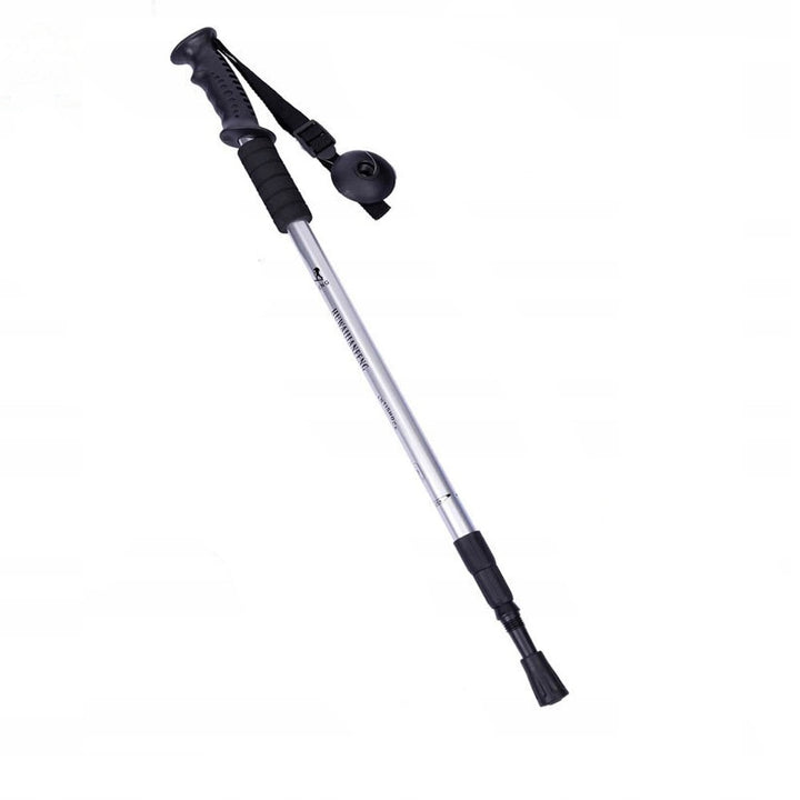 Bat pentru trekking,Zola®, lungime reglabila 65-135 cm, din aluminiu, alb