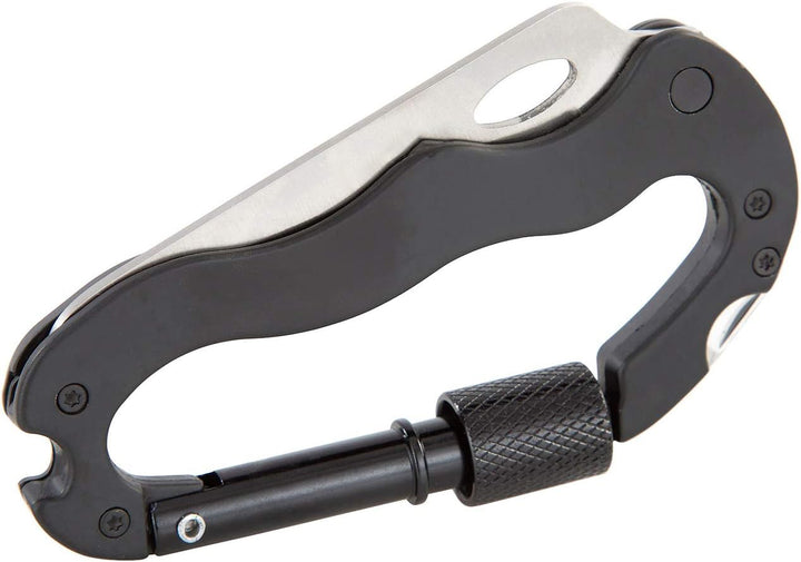 Carabina multifunctionala 5 in 1, Zola®, aluminiu, tactica, neagra