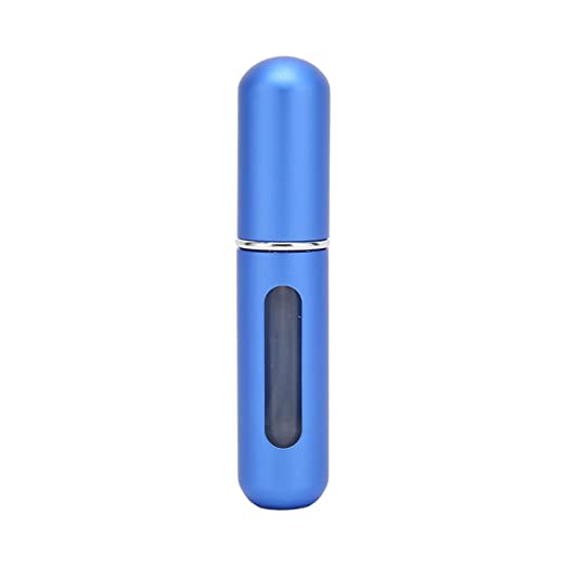 Sticluta reincarcabila de parfum cu atomizor, Zola®, 8 cm, 5 ml, albastra