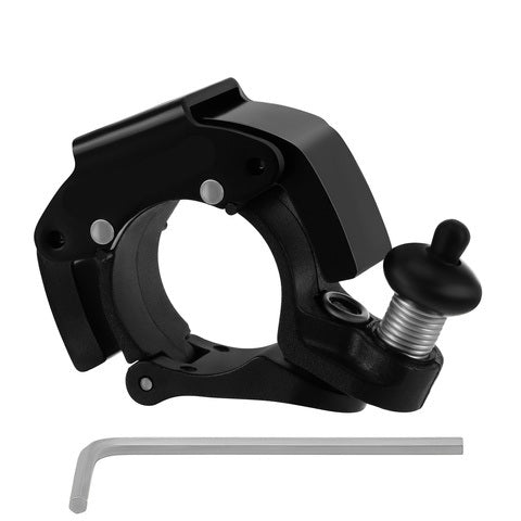 Sonerie mecanica pentru bicicleta, Zola, 90-100 dB, montare ghidon 22.2 mm, 7.5 x 4.5 x 2 cm, negru