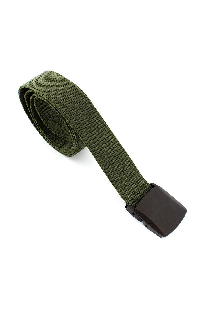 Curea tactica pentru barbati, Zola®, textila, reglabila, 110x3.8 cm, verde