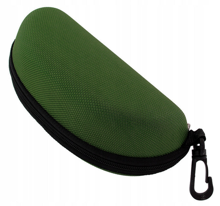 Toc pentru ochelari, Zola®, verde, universala, captuseala moale, 17x8.5 cm
