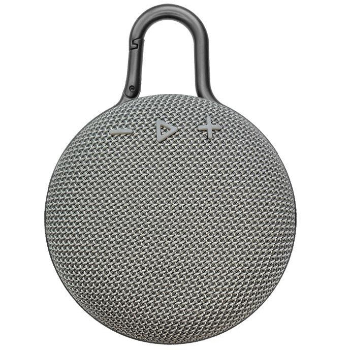 Boxa bluetooth Clip 3, Zola®, slot card microSD, port USB, jack AUX, acumulator 800mAh, carabina, 14.5x10.5x5 cm, gri