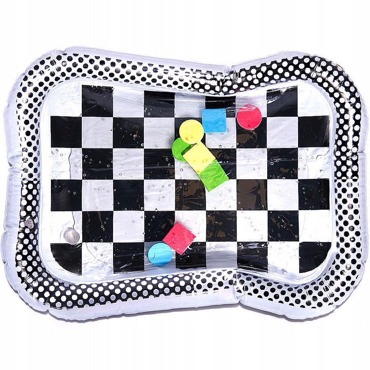 Saltea interactiva cu apa pentru bebelusi, Zola®, gonflabila, abstract, 65X50 cm