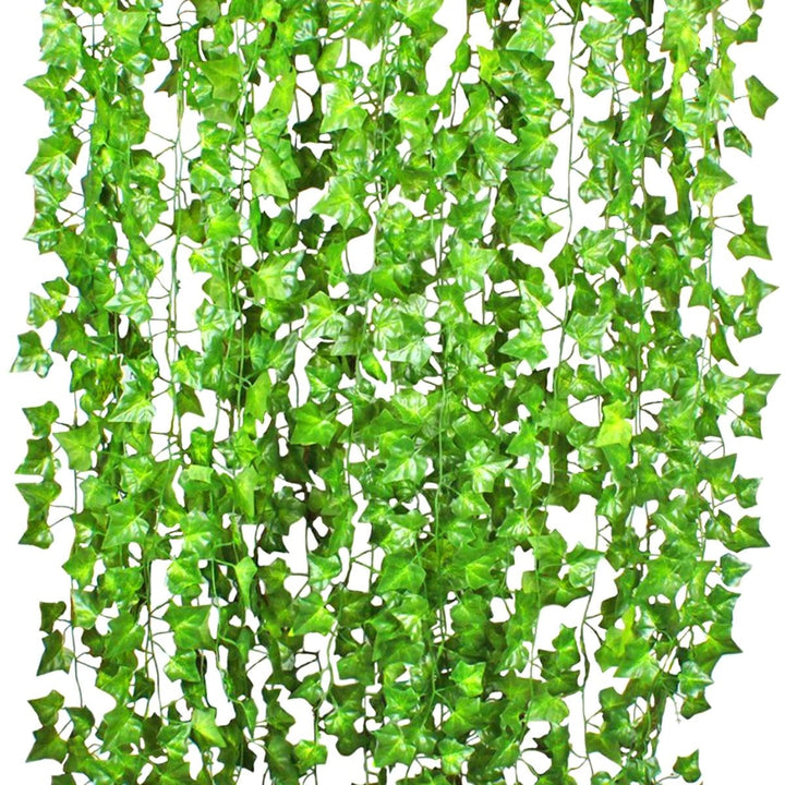 Iedera artificiala pentru decorare, Zola®, 2.10 m/buc, lungime toatala 25.5 m, plastic, verde