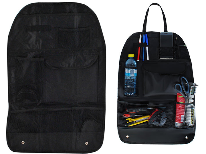 Organizator pentru scaun auto,Zola®, multifunctional, negru, 57 x 36.5 cm