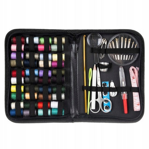 Trusa de croitorie,  Zola®, ace cusut, papiote diverse culori, foarfeca si accesorii,  129 piese