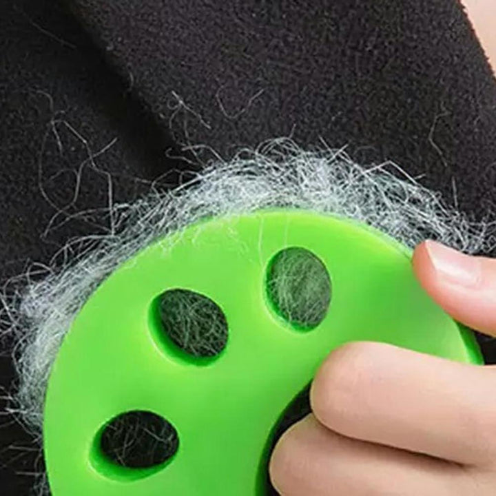 Captator scame si par animale,  Zola®,  forma labuta, silicon, diametru 7 cm, verde