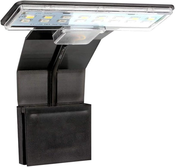 Lampa LED pentru acvariu, Zola®, 16 LED-uri, 5W, plastic, 13x12x8 cm, negru