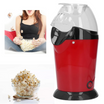 Aparat cu aer cald pentru popcorn, Zola, 1200W, din otel si plastic, fara BPA, 27x15 cm, rosu/negru