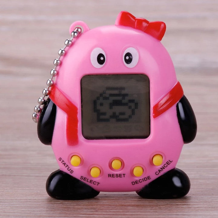 Joc interactiv pentru copii, Zola®, Tamagotchi, animalut , "Alegeti un animal de companie si cresteti-l",5x5 cm, roz