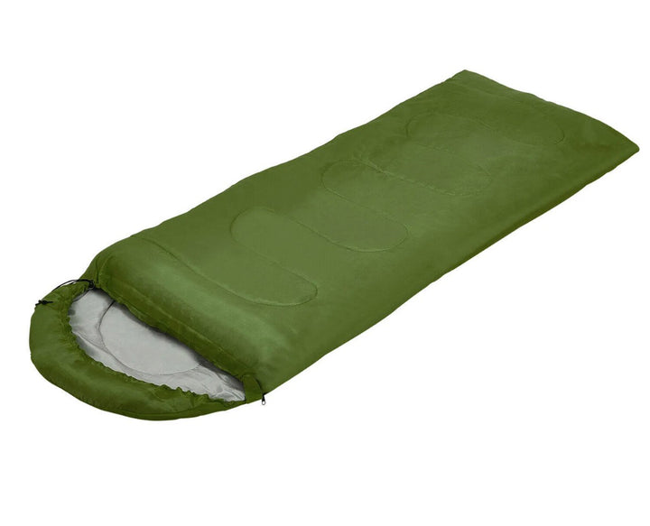 Sac de dormit,patura de camping, Zola®, 2 in 1, dimensiune sac 210x70 cm, greutate 750g, verde