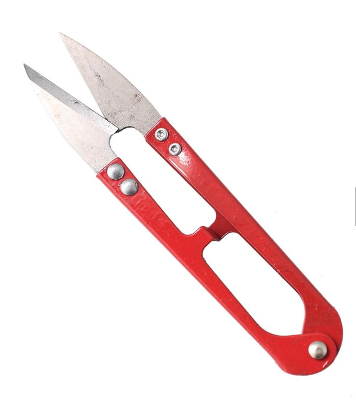 Foarfeca de finisat, Zola®, din otel, lungime 12 cm, rosie