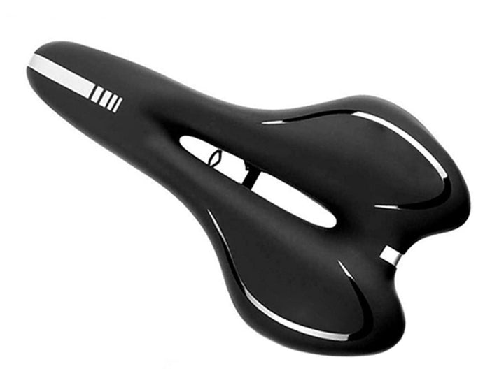 Sa pentru bicicleta, Zola®, din gel extrem de confortabil, pe 2 tije, 27.5x16 cm, negru