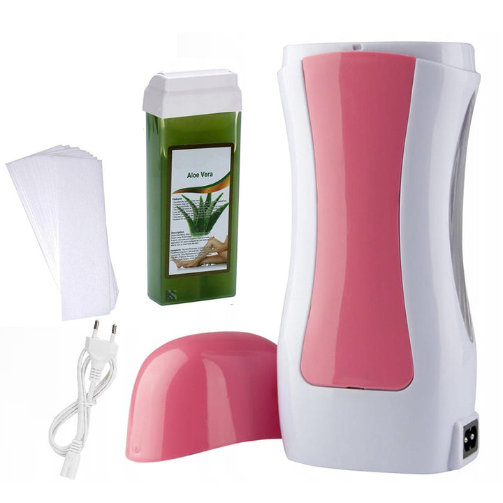 Kit epilare cu ceara roll-on, Zola®, benzi incluse, rezerva ceara pentru epilare