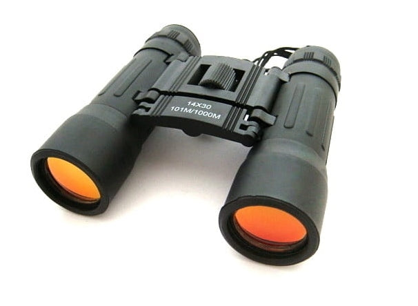 Binoclu militar 14x30, Zola®, negru, HD Prism, diametru ocularului 30 mm, cu husa pentru protectie