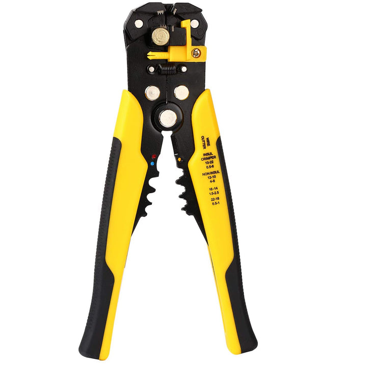 Cleste dezizolare si sertizare cablu, Zola®, top reglabil pentru cablu, limitator, 20x10x3 cm
