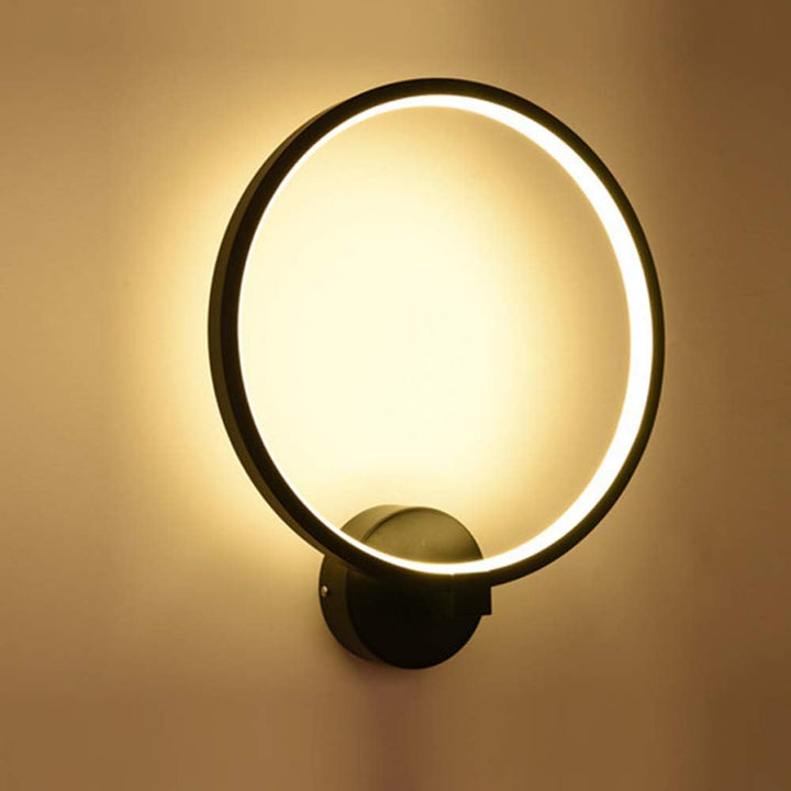 Aplica LED SMD, montare pe perete, Zola, lumina alb neutru, 1260 lm, diametru 20 cm, 12W, 230V,  22.5 x 20 x 5.5, neagra