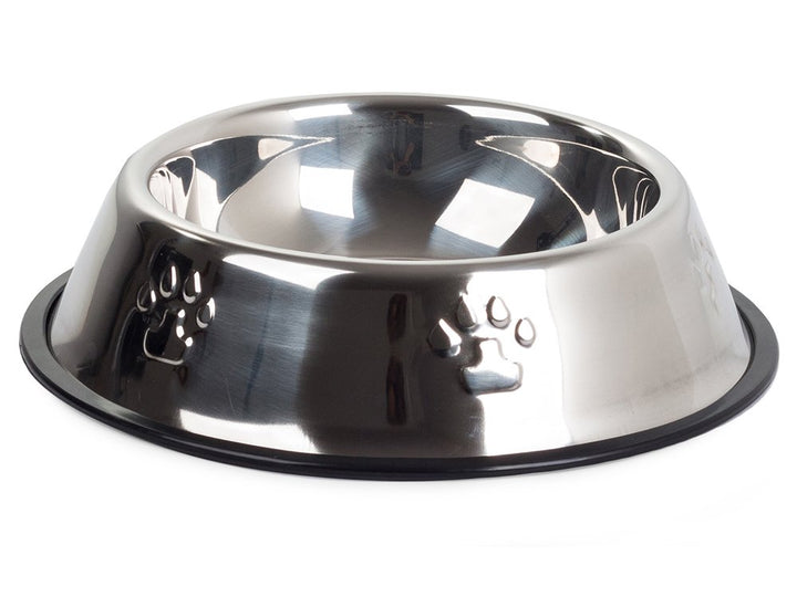 Bol metalic pentru animale de companie, Zola®, inox inoxidabil, diametru 16 cm, 0.5 L