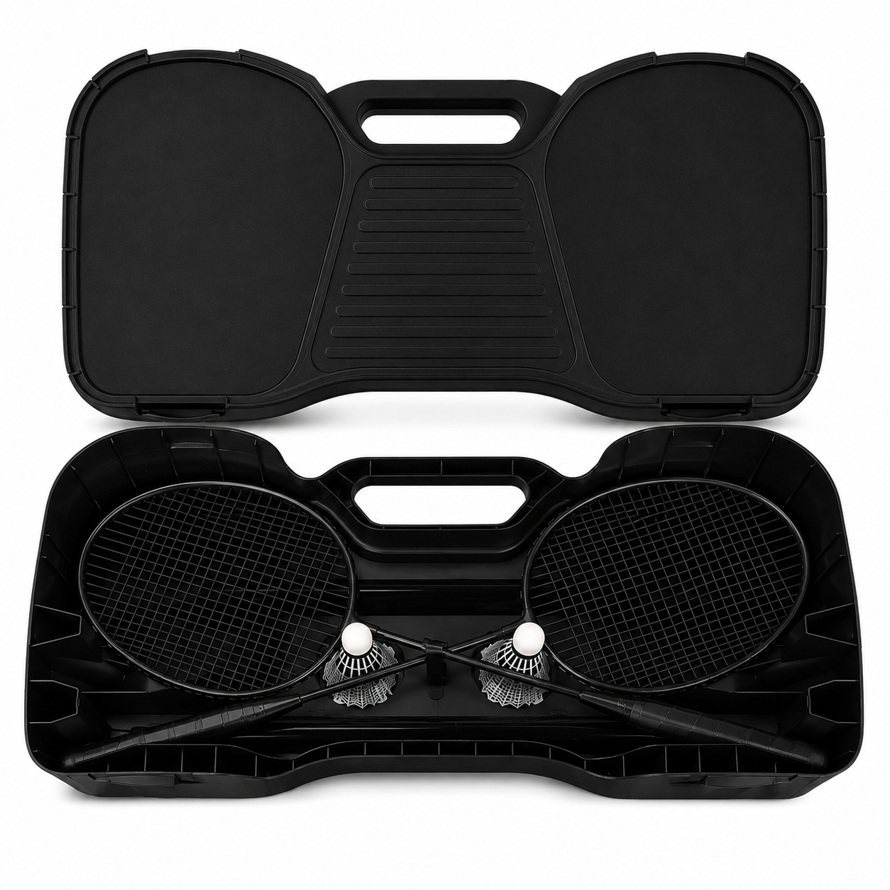 Set badminton, Zola, fileu pliabil 285 x 155 cm, 2 rachete, 2