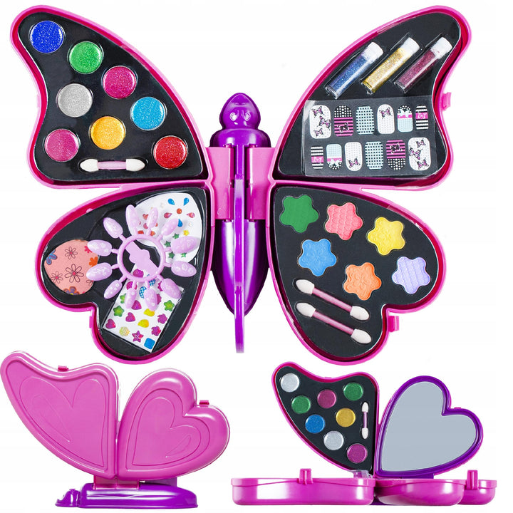 Set machiaj, Zola®, in forma de fluture, 92 articole, 34x27cm
