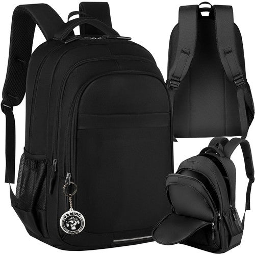 Ghiozdan adolescenti, Zola®, element reflectorizant, 45 x 28 x 16 cm, breloc Gaming, negru