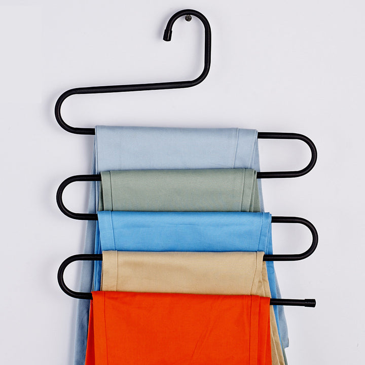 Umeras pentru pantaloni sau prosoape, Zola®, organizator, 34x34x1cm, negru
