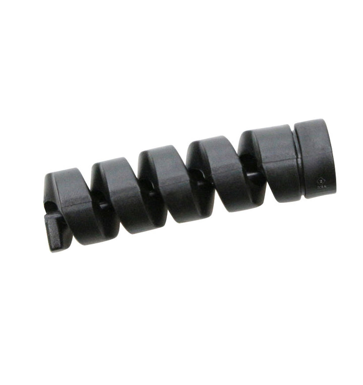 Protectie anti-indoire pentru cabluri de incarcare, Zola®, in forma de spirala, din plastic/cauciuc, 3.5x0x8 cm, negru