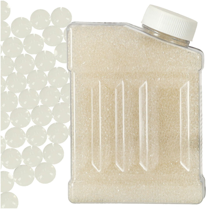 Set de 50000 bile de gel, Zola, 7-8 mm, hidrogel, albe