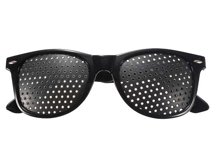 Ochelari stenopici perforati, Zola®, pentru corectarea vederii, negri, plastic