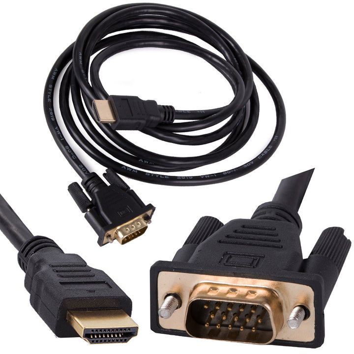 Cablu VGA-HDMI, Zola, 1920 x 1080p, tehnologie TMDS, cablu 2 m, negru