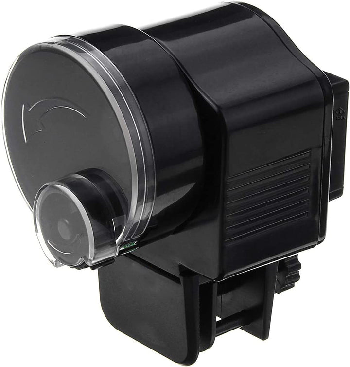 Hranitor automat pentru pesti de acvariu, Zola®, sistem de anti-infundare, plastic, 74x102x112mm, negru